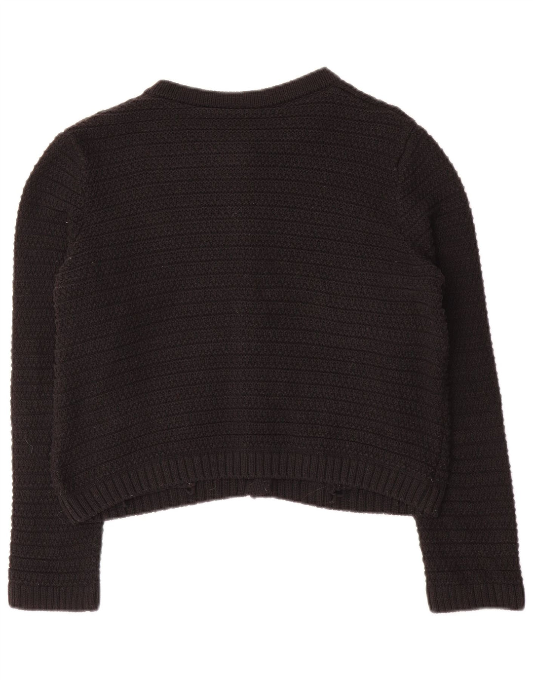Suéter cardigã feminino oversized MARKS & SPENCER Reino Unido 10 pequeno preto