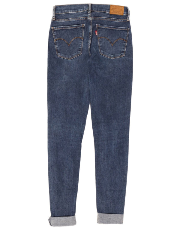 Calça jeans feminina Levi's 710 Super Skinny W26 L32 azul marinho algodão