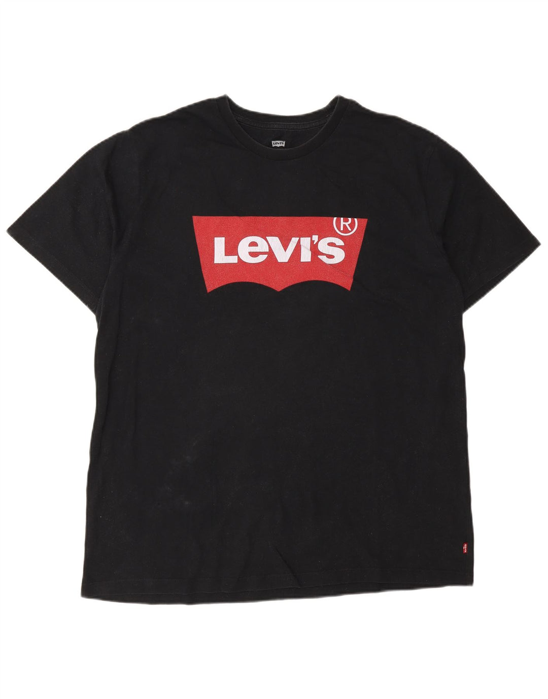 Camiseta gráfica masculina Levi's Top XL algodão preto
