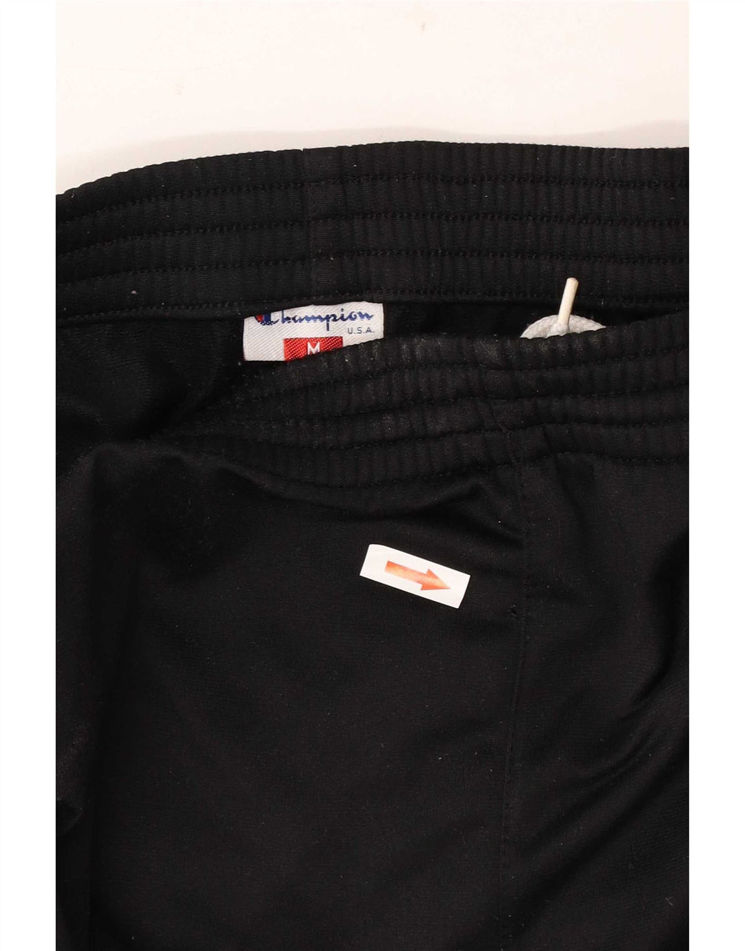 Calça esportiva masculina Champion com estampa gráfica média preta