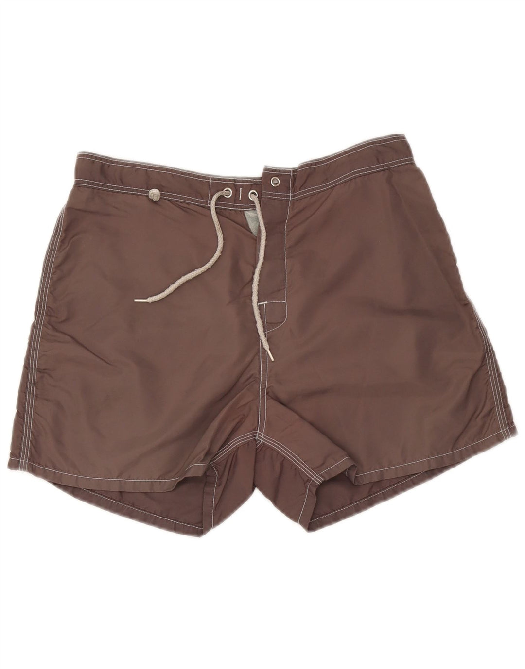 Sundek Mens Natação Shorts Médio Cinza Colourblock Nylon