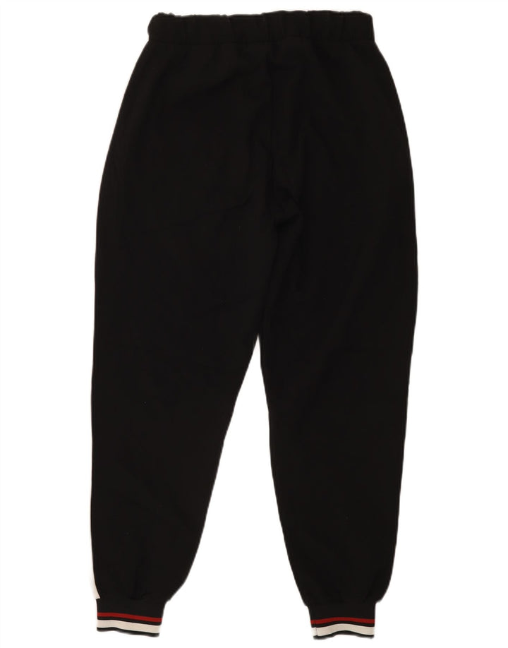 Calça de treino feminina Zara, joggers, pequeno, preto, colorblock, poliéster