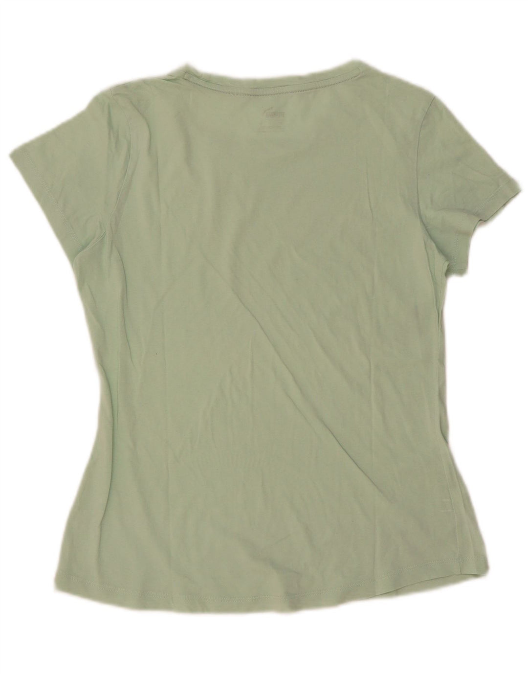 Puma Camiseta Feminina Graphic Top UK 12 Verde Médio