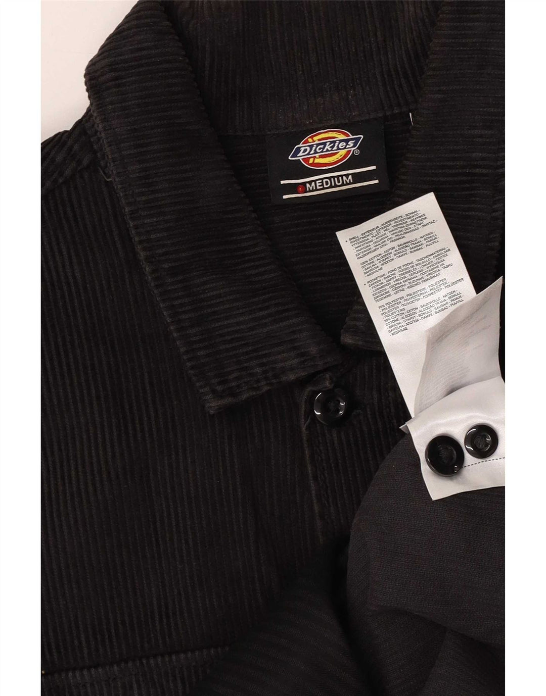 Camiseta masculina Dickies de veludo cotelê médio azul marinho de algodão
