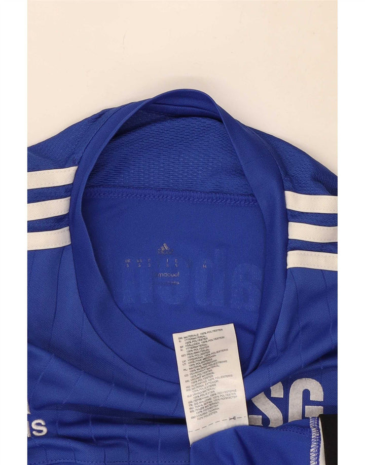 Camiseta Adidas Masculina Climacool Graphic Top Pequeno Azul Colorblock Poliéster