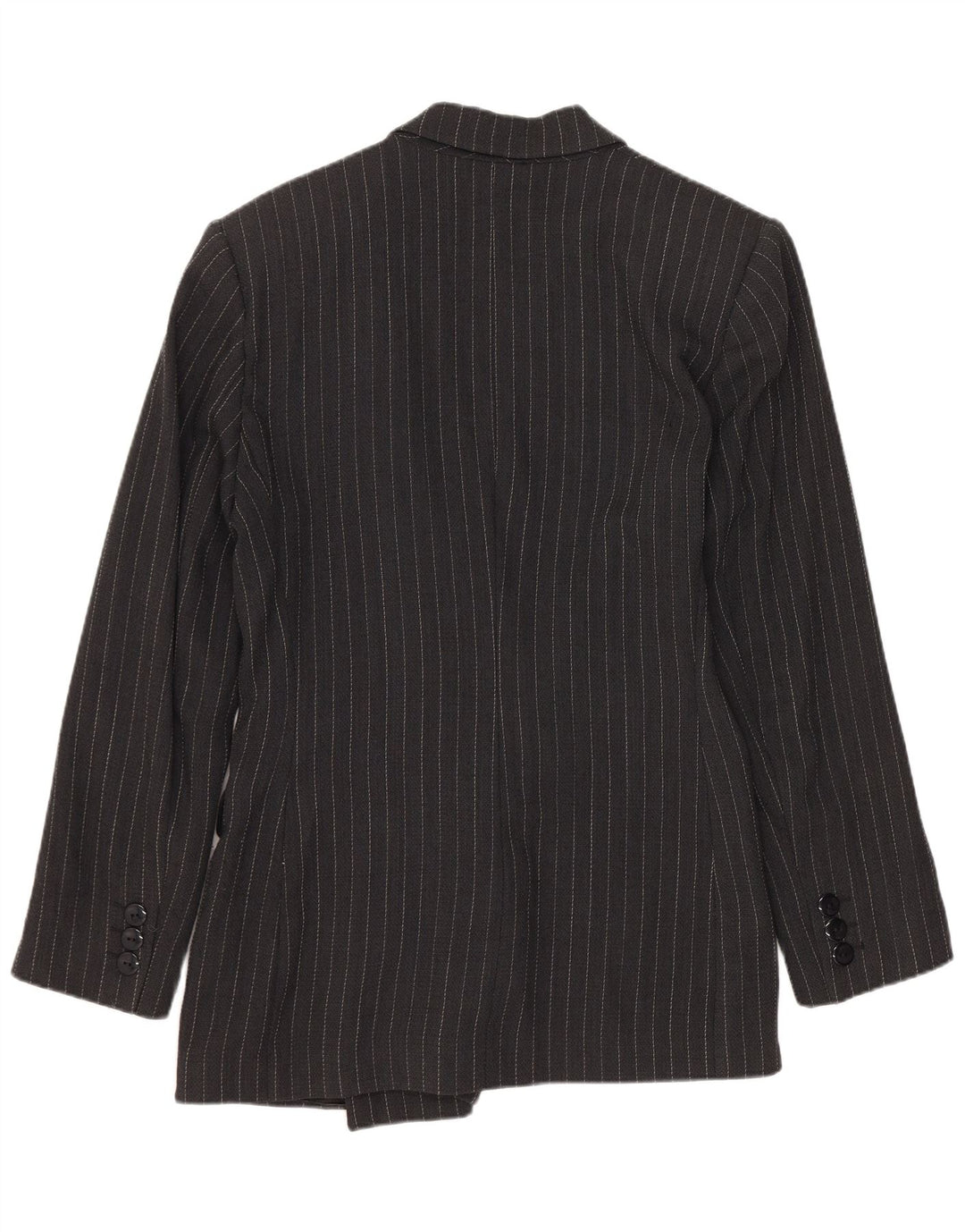 Jaqueta blazer feminina Andrea's Double Breasted IT 44 risca de giz preta média