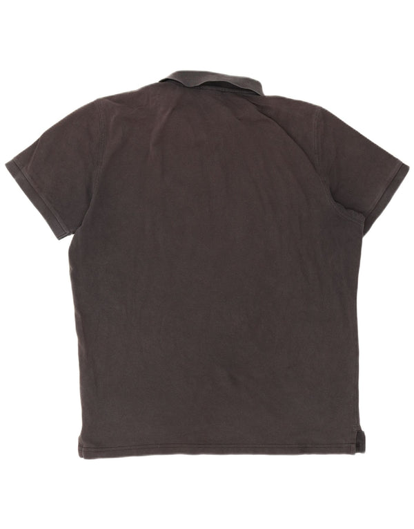 Camisa polo masculina regular Gant XL algodão cinza