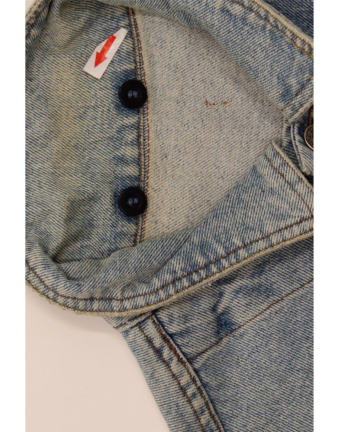 Jaqueta jeans masculina El Charro UK 42 XL algodão azul