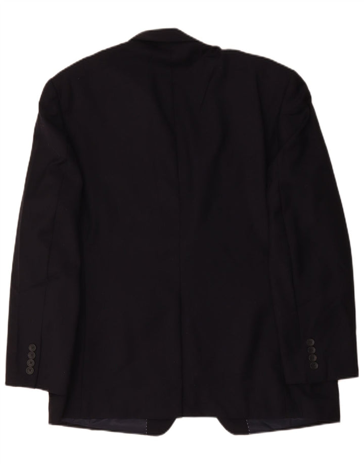 Jaqueta blazer masculina Nautica com 2 botões Reino Unido 40 grande lã azul marinho