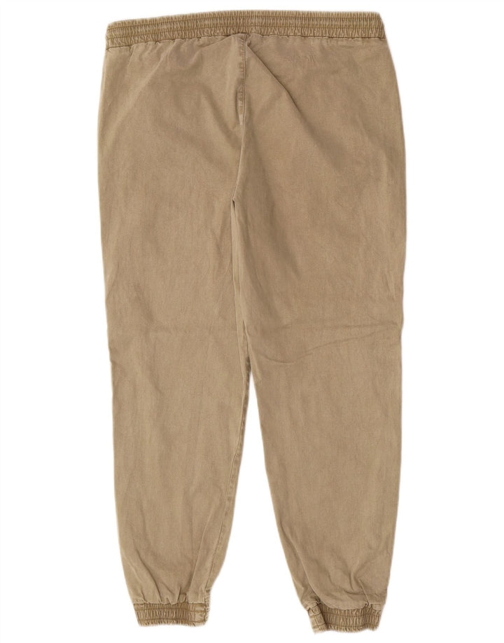 Calça jogger feminina Zara grande W30 L26 cáqui