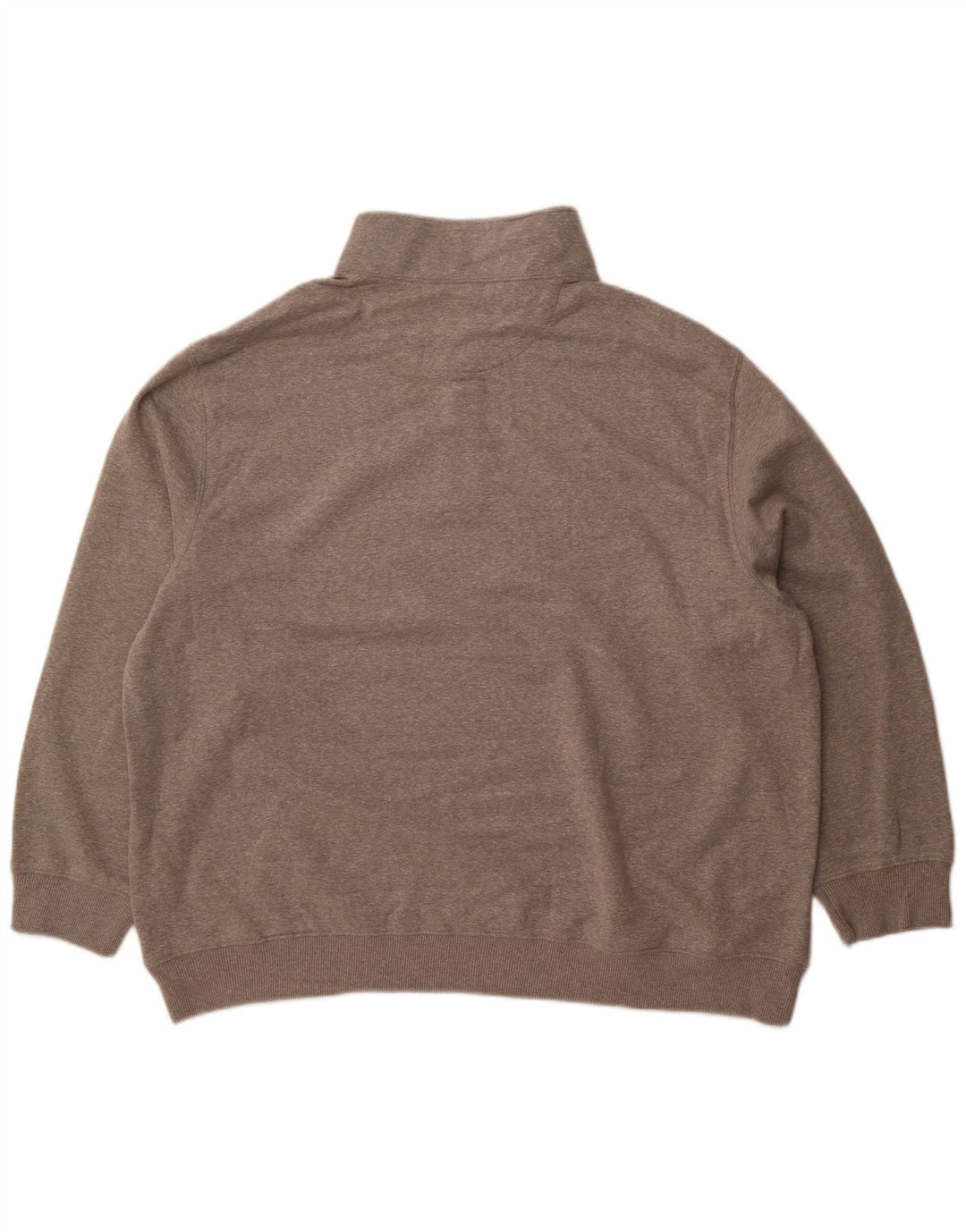 IZOD moletom masculino com zíper e gola 2XL algodão cinza