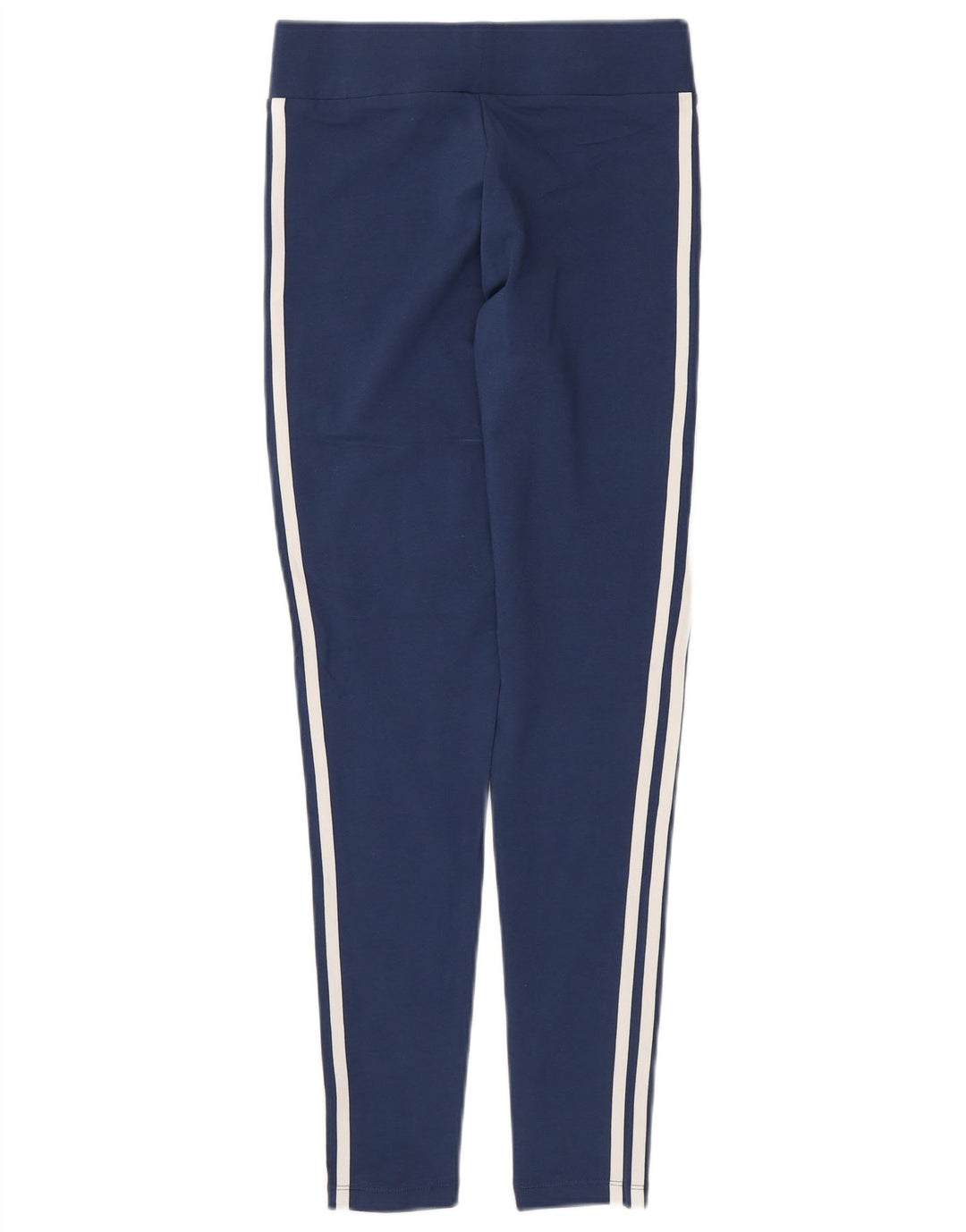 ADIDAS Womens Leggings UK 10 Pequeno Algodão Azul Marinho