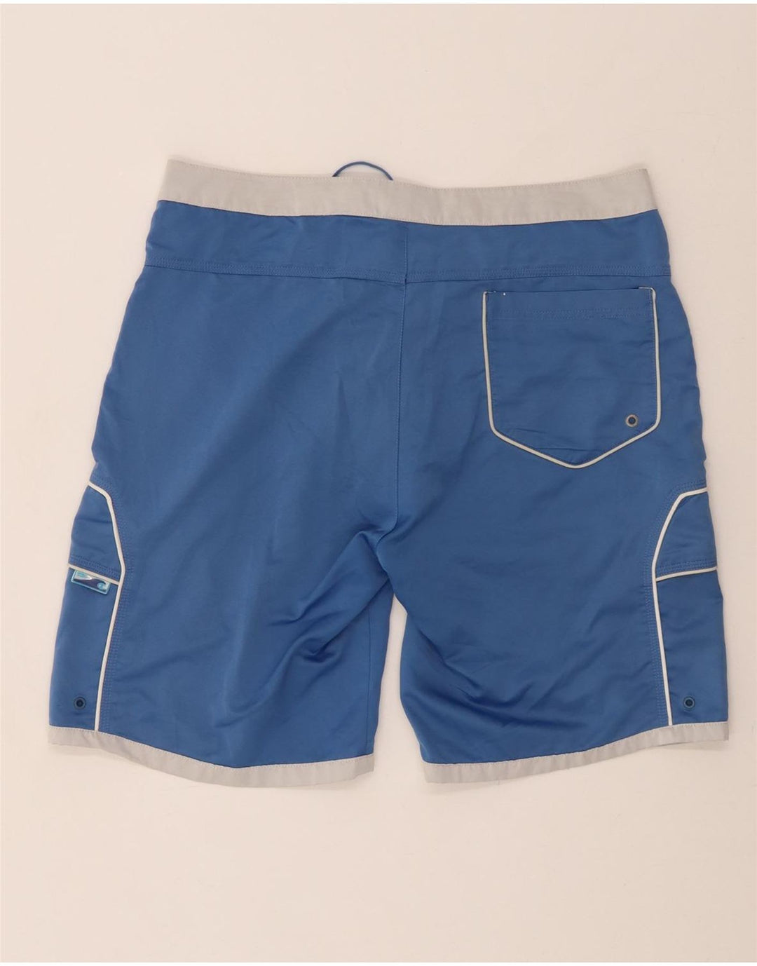 Shorts de natação masculino CHAMPION grande poliéster azul