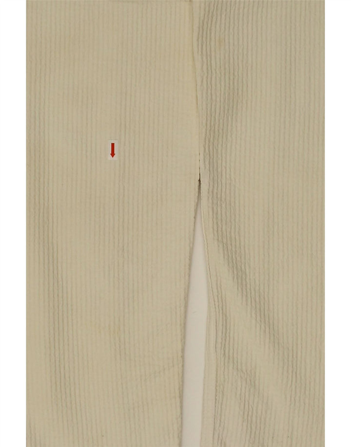 VINTAGE Womens Tapered Casual Trousers W26 L31  Off White Vintage Vintage and Second-Hand Vintage from Messina Hembry 