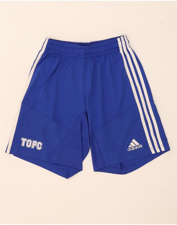 Adidas Mens Climacool Graphic Sport Shorts Pequeno Azul Poliéster