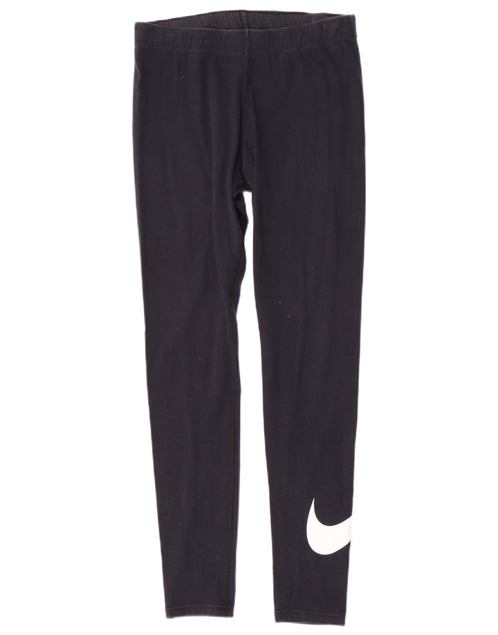 Leggings Nike Femininas Graphic UK 14 Médio Algodão Preto