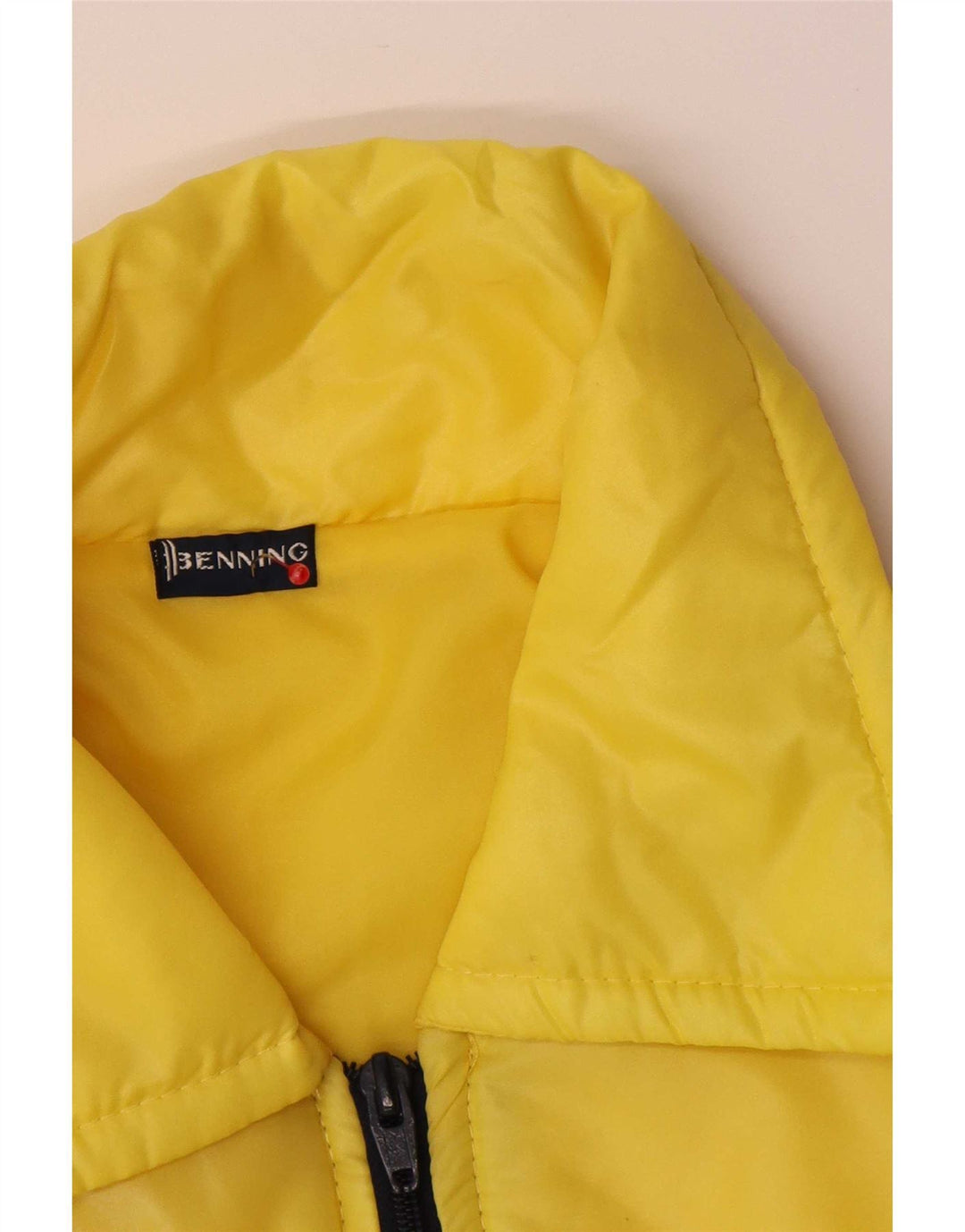 Jaqueta bomber masculina vintage IT 48 poliamida colorblock amarelo médio