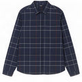 Camisa feminina Rohan UK 10 poliéster xadrez azul marinho pequeno
