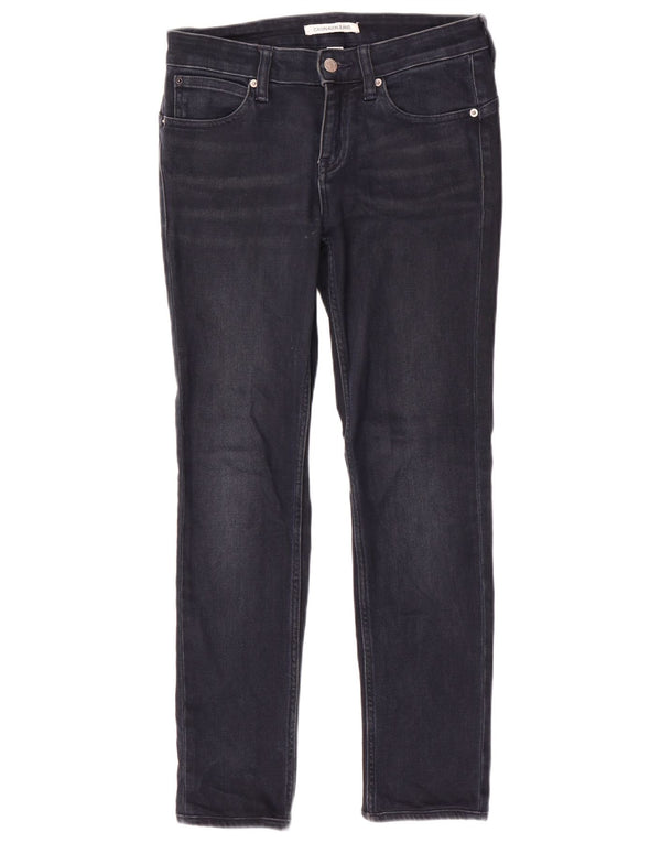 Calvin Klein Jeans Slim Feminino W28 L28 Azul Marinho Algodão