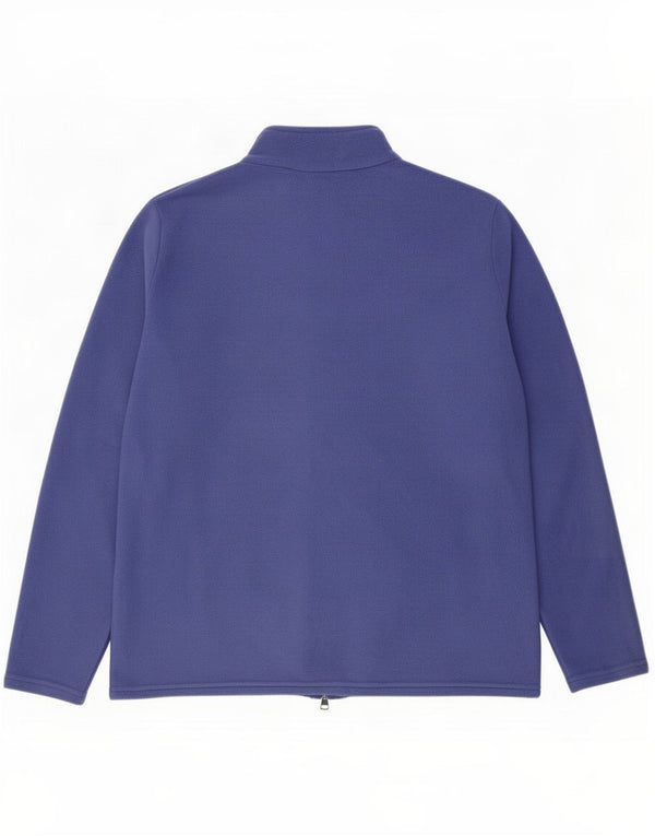 Jaqueta de lã feminina Marks & Spencer UK 16 grande azul