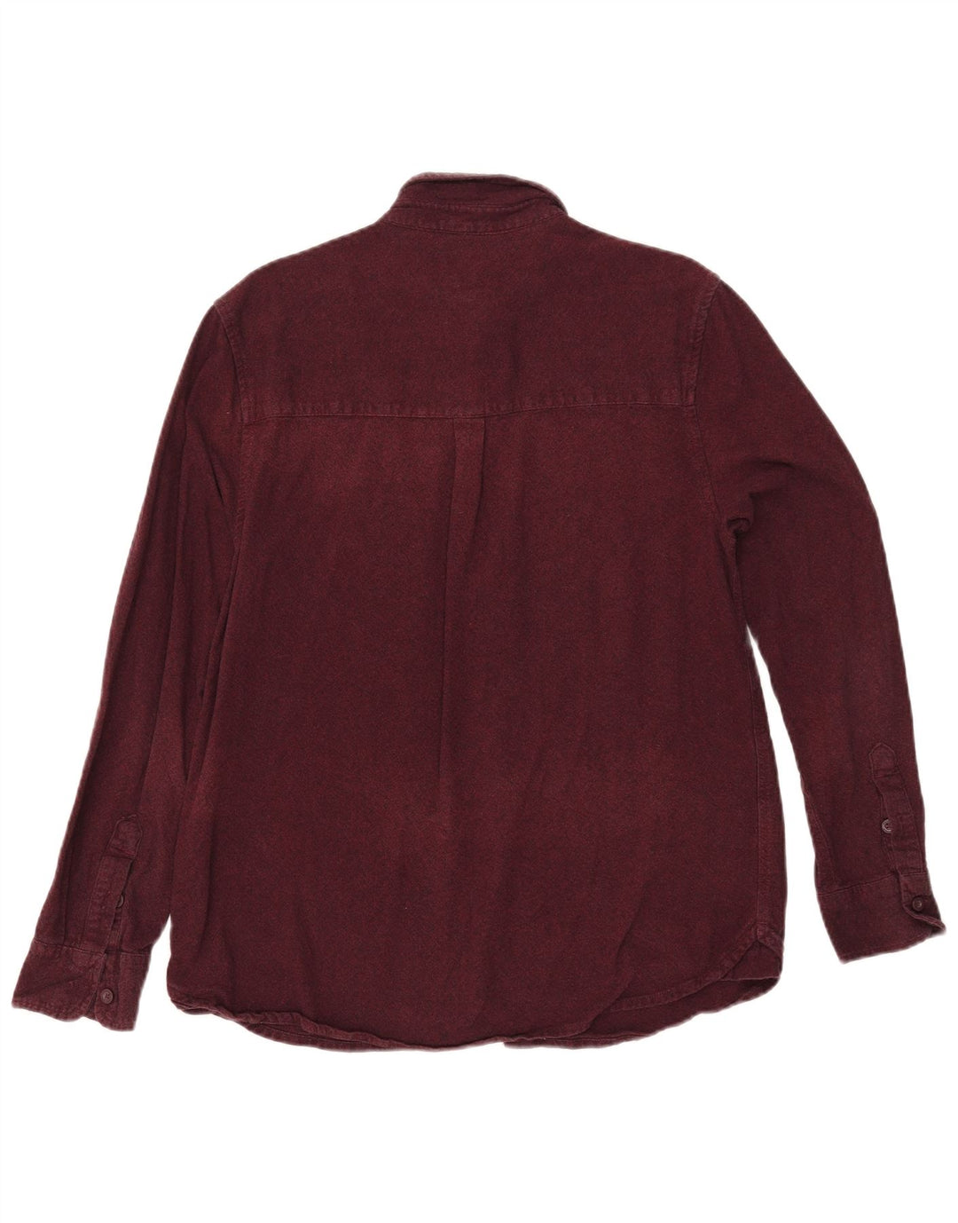 Camisa masculina de flanela Mountain Warehouse grande algodão Borgonha