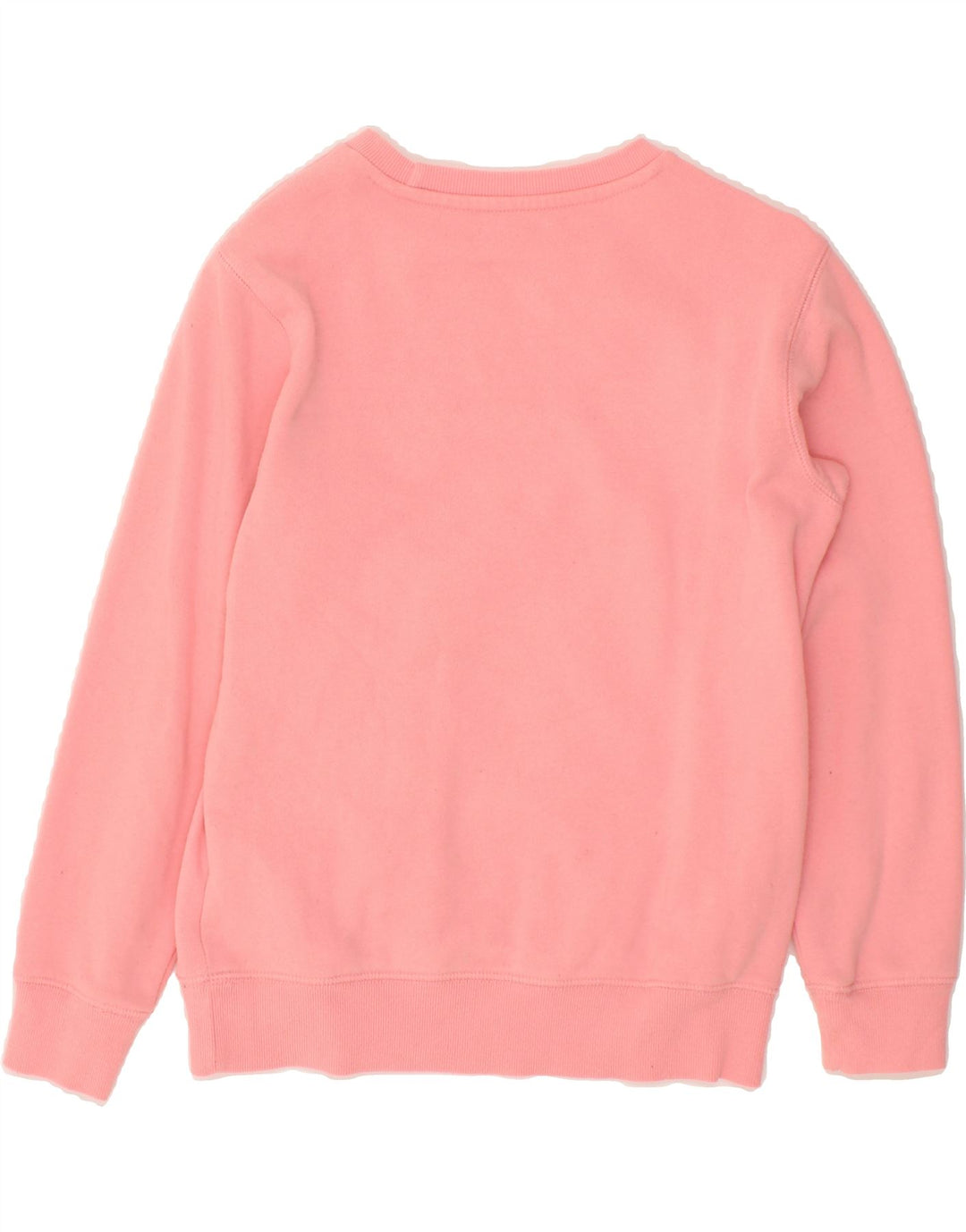CHAMPION Girls Graphic Sweatshirt Jumper 9-10 Years Medium Pink Cotton Vintage Champion and Second-Hand Champion from Messina Hembry 