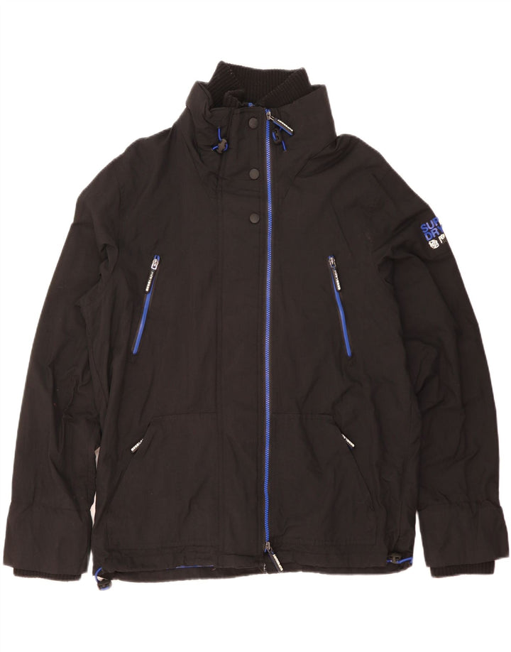 Jaqueta de chuva masculina SUPERDRY The Wind Attacker Graphic UK 44 2XL preto nylon