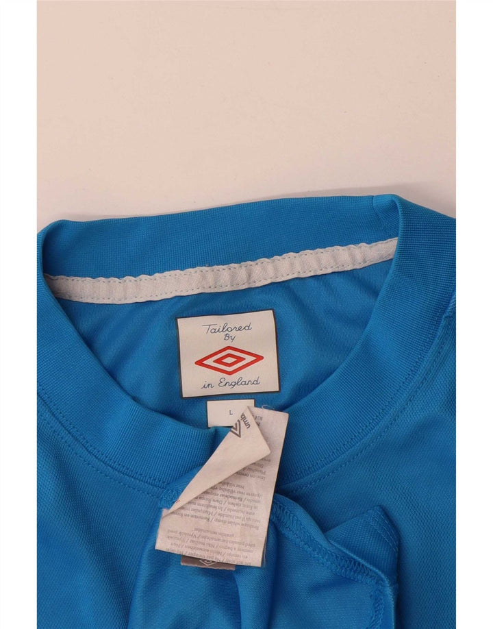 Umbro Mens Graphic Vest Top Grande Poliéster Azul