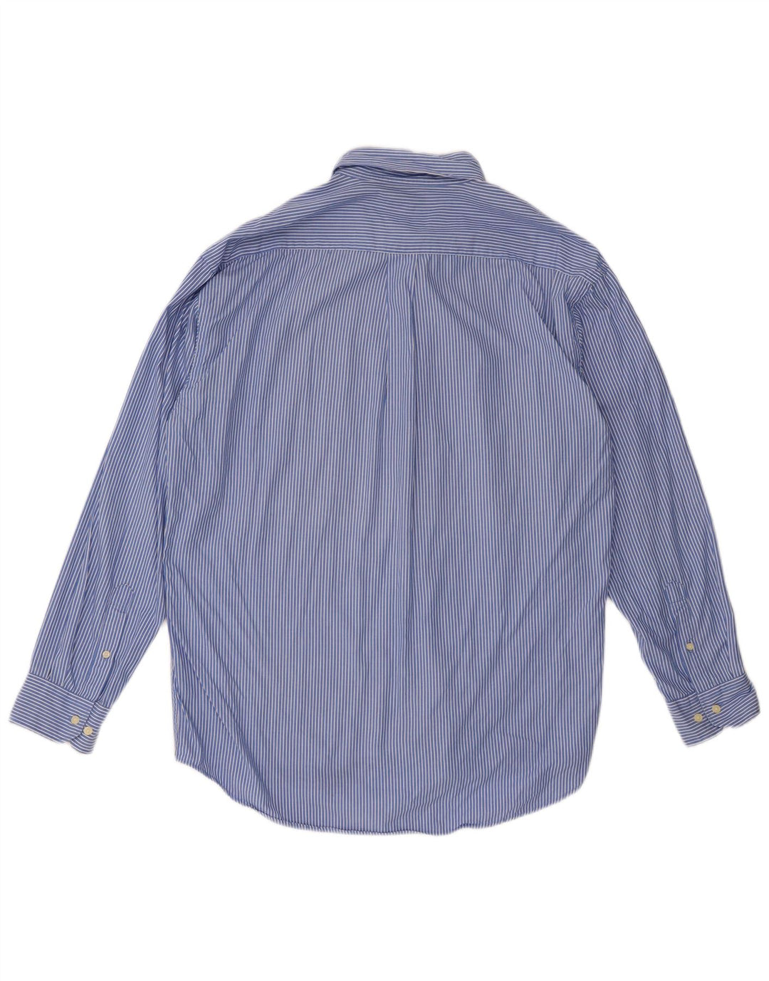 Camisa masculina Dack's grande algodão listrado azul