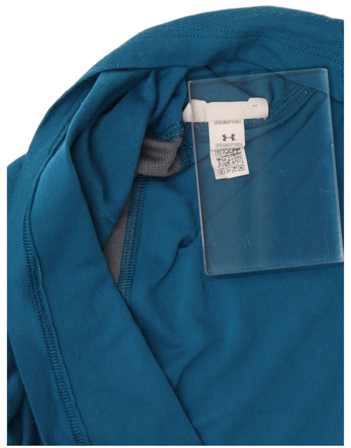 Camiseta gráfica masculina Under Armour Top pequeno azul esportivo