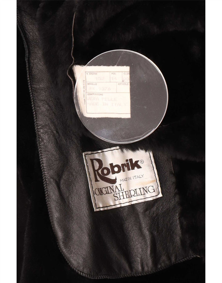Casaco feminino Robrik com capa de shearling IT 44 marrom médio