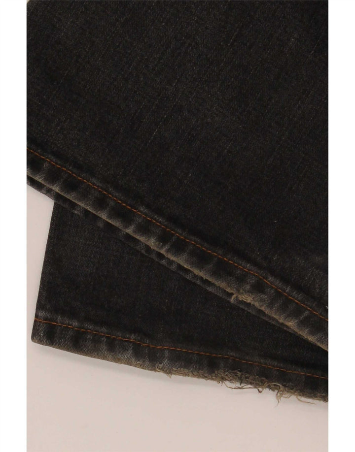 Jeans feminino diesel queimado W27 L32 algodão preto
