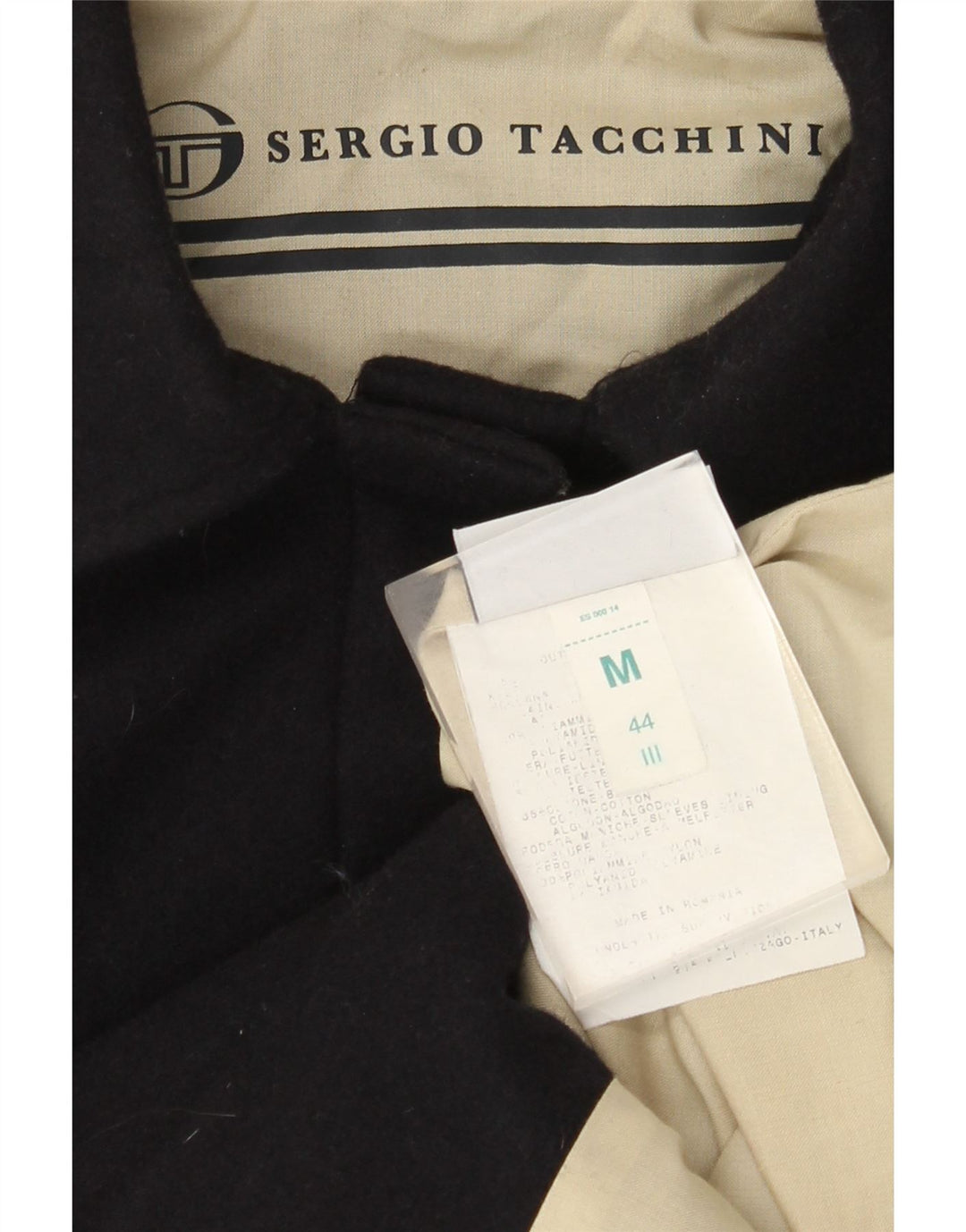 Sobretudo feminino Sergio Tacchini IT 44 médio azul marinho