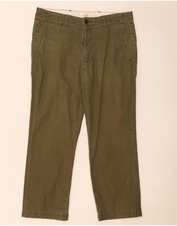 Calça jeans masculina Dockers reta W34 L27 algodão cáqui