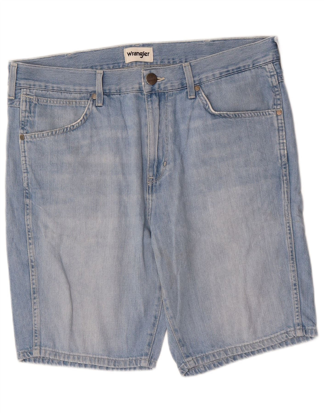 Shorts jeans masculino WRANGLER W33 algodão azul médio