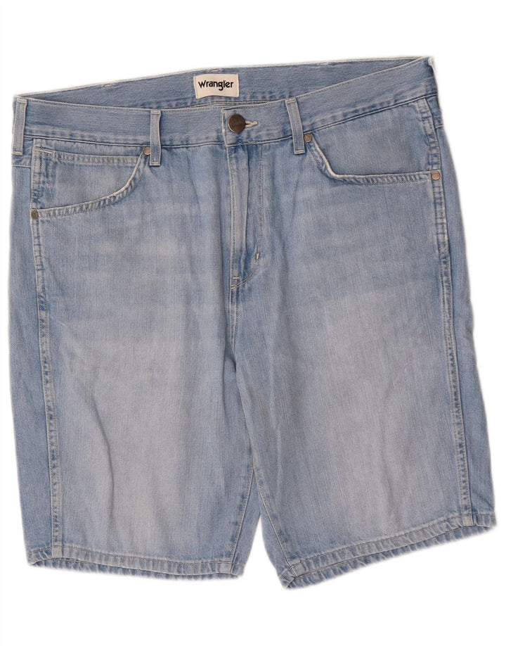 Shorts jeans masculino WRANGLER W33 algodão azul médio