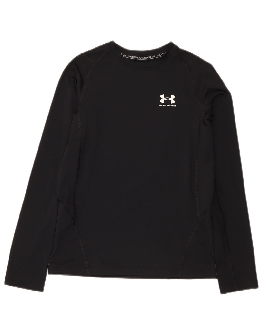 Under Armour Boys Heat Gear Top manga comprida 9-10 anos médio preto