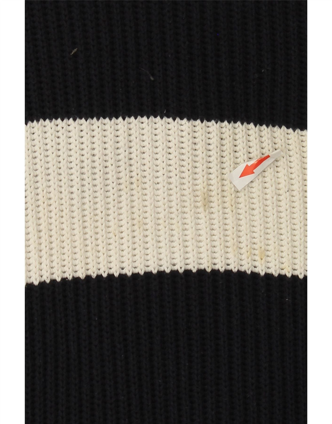 Suéter masculino com gola tartaruga da French Connection listrado azul marinho médio