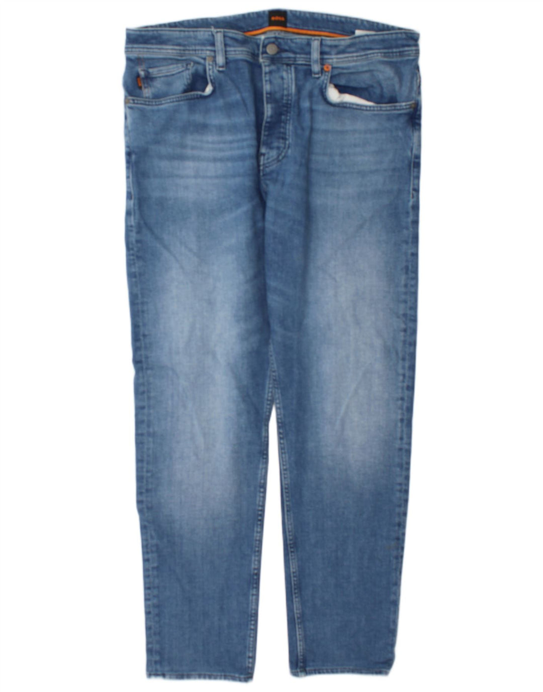 Hugo Boss Masculino Slim Jeans W36 L32 Azul Algodão