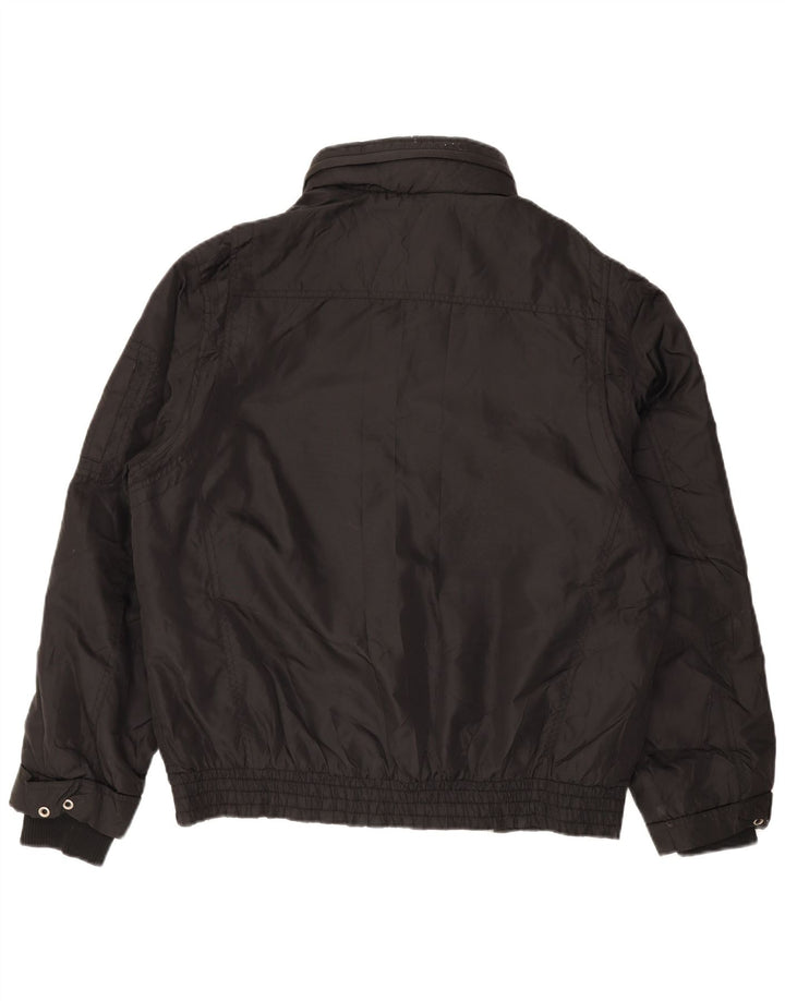 Jaqueta corta-vento masculina Zara UK 42 XL preta