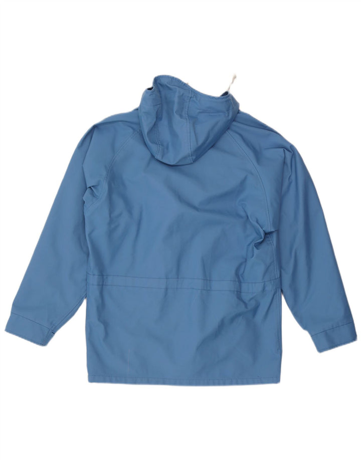 Jaqueta de chuva masculina Bailo Gore-Tex com capuz IT 46 pequena azul poliamida moderna