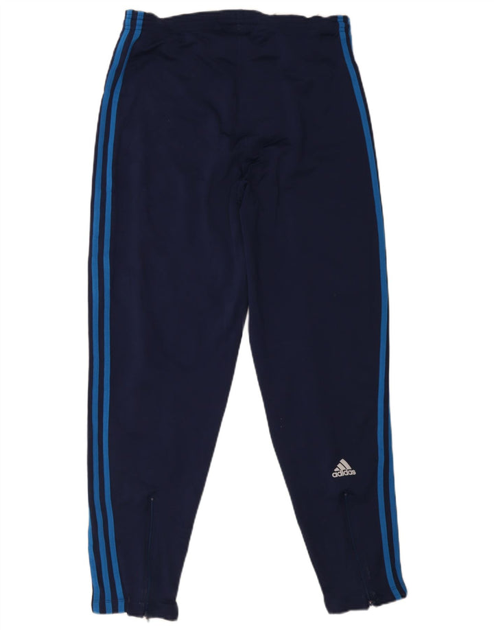 Calça de treino masculina Adidas médio azul marinho poliéster