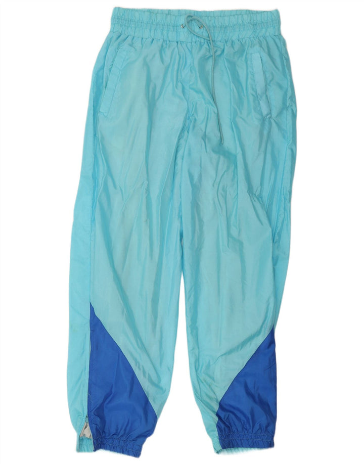 Calça de treino feminina vintage 2XL azul Colourblock poliamida