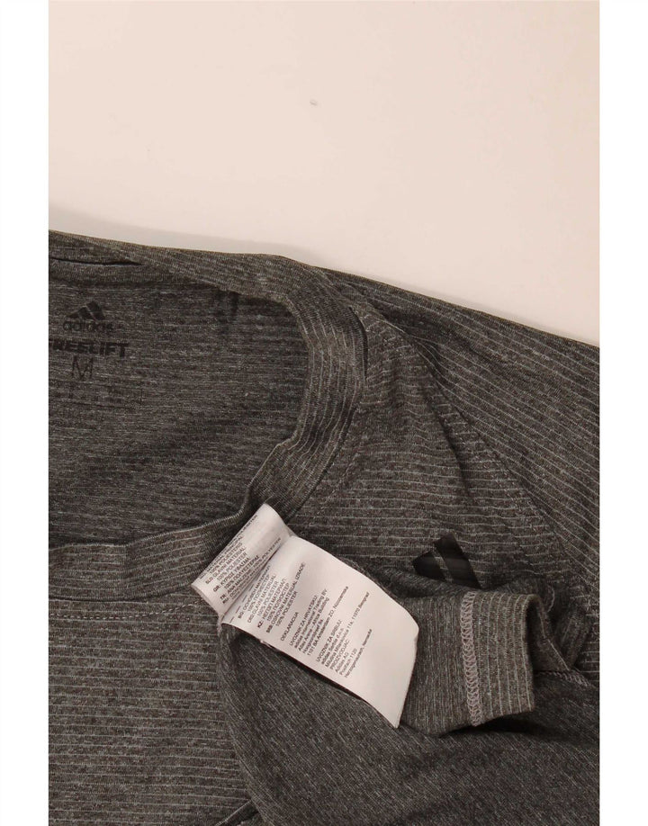 Adidas Mens Colete Top Cinza Médio Poliéster