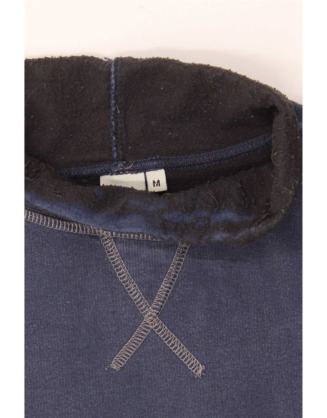 Fat Face Mens Top Manga Longa Médio Algodão Azul Marinho