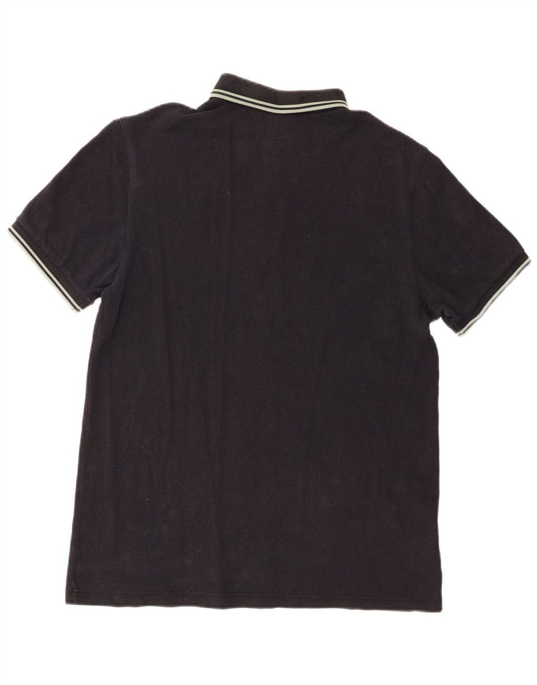 Camisa polo masculina Fred Perry grande algodão preto