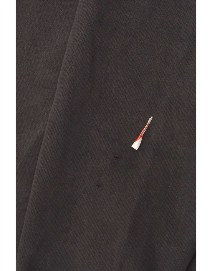 Fat Face Mens Moletom Jumper XL Algodão Preto