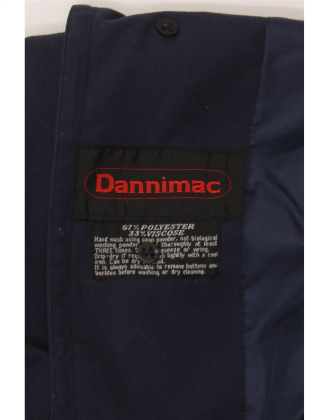 Casaco impermeável masculino DANNIMAC UK 44 2XL poliéster azul marinho