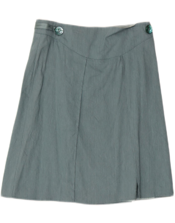 Saia Emporio Armani Feminina A-Line EU 40 Médio W29 Linho Verde