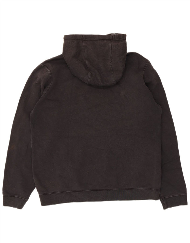 Nike Mens Hoodie Jumper Médio Algodão Preto